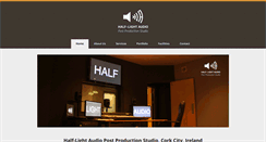Desktop Screenshot of halflightaudio.com