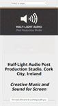 Mobile Screenshot of halflightaudio.com